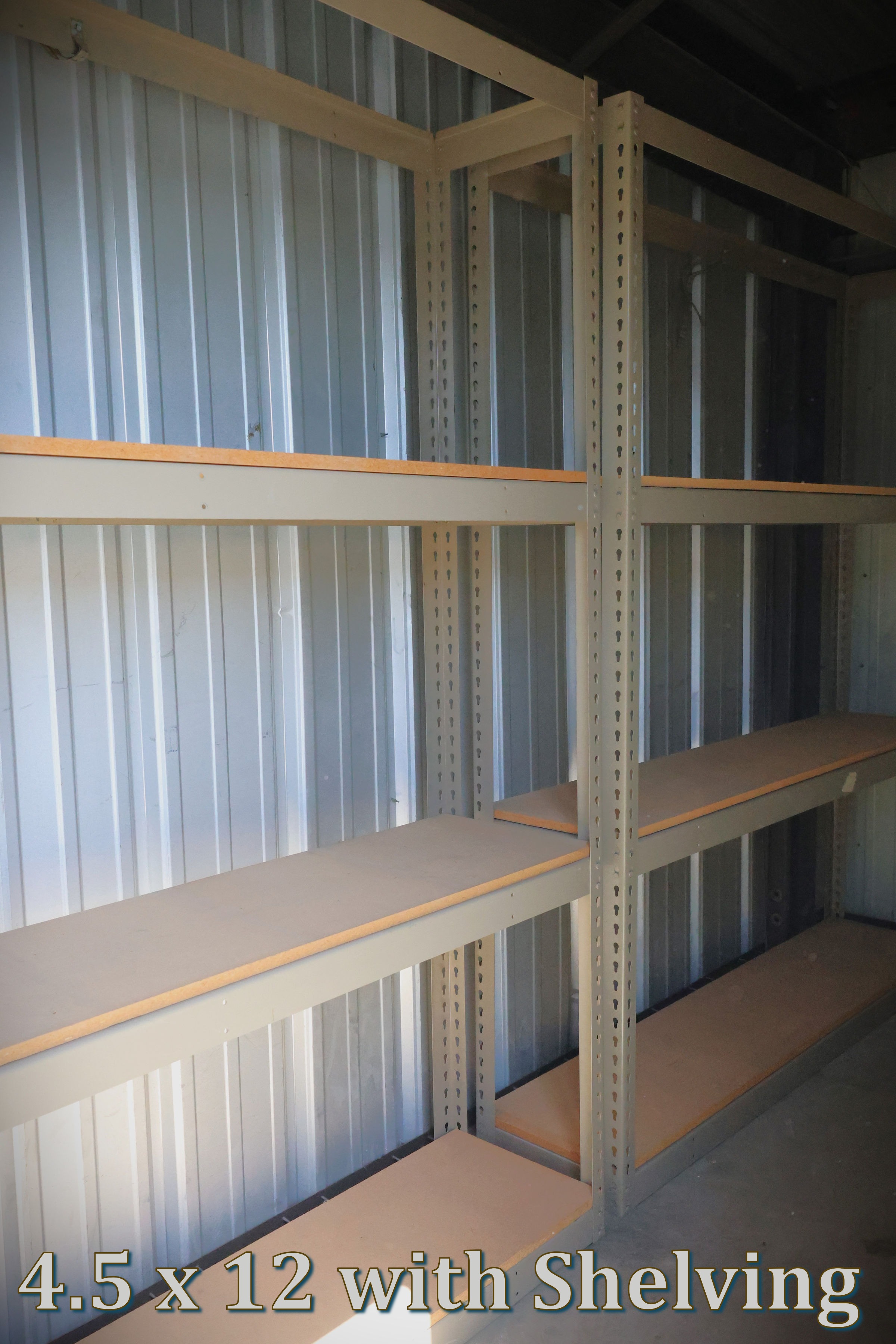 4 1/2 x 12 W/ Shelving 